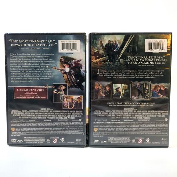 Harry Potter and the Deathly Hallows Part 1 and 2 DVD Lot Brand New Sealed - Picture 2 of 2